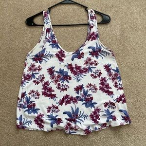 American Eagle Soft & Sexy Floral Tank Top